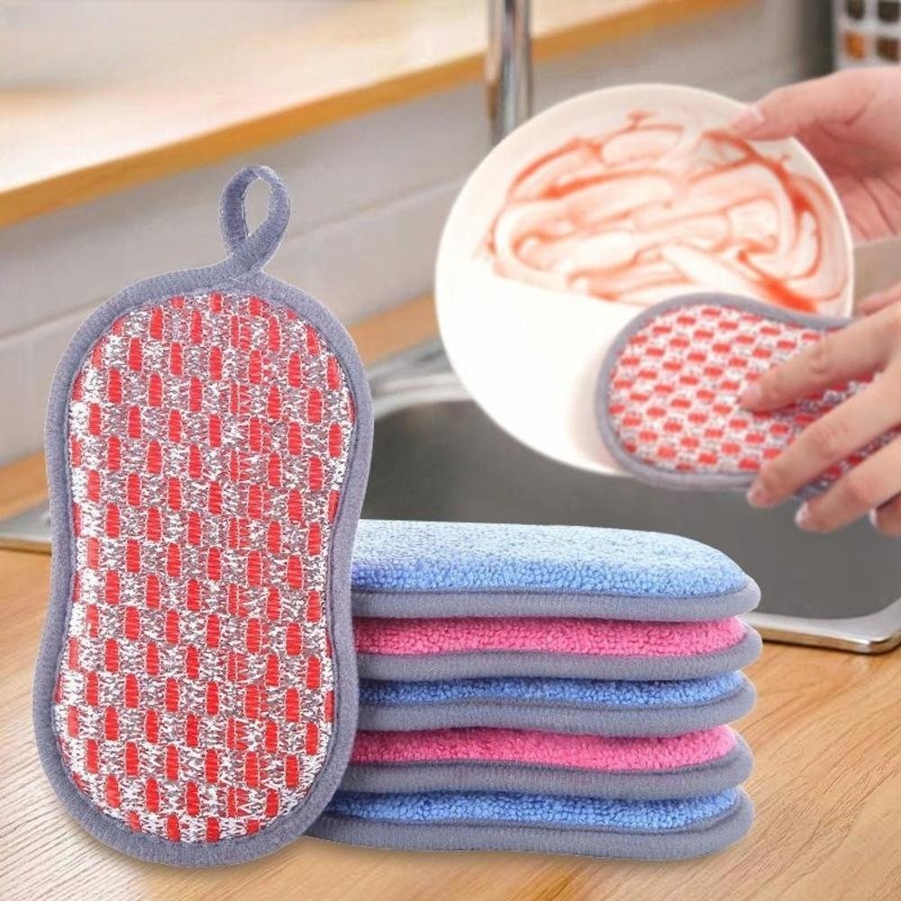 Kitchen tools Dishes Wash pot Non-stick pot Cleaning Gadgets Scrub sponges for Household Article No 5707 S 70