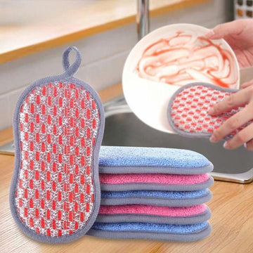 Kitchen tools Dishes Wash pot Non-stick pot Cleaning Gadgets Scrub sponges for Household Article No 5707 S 70