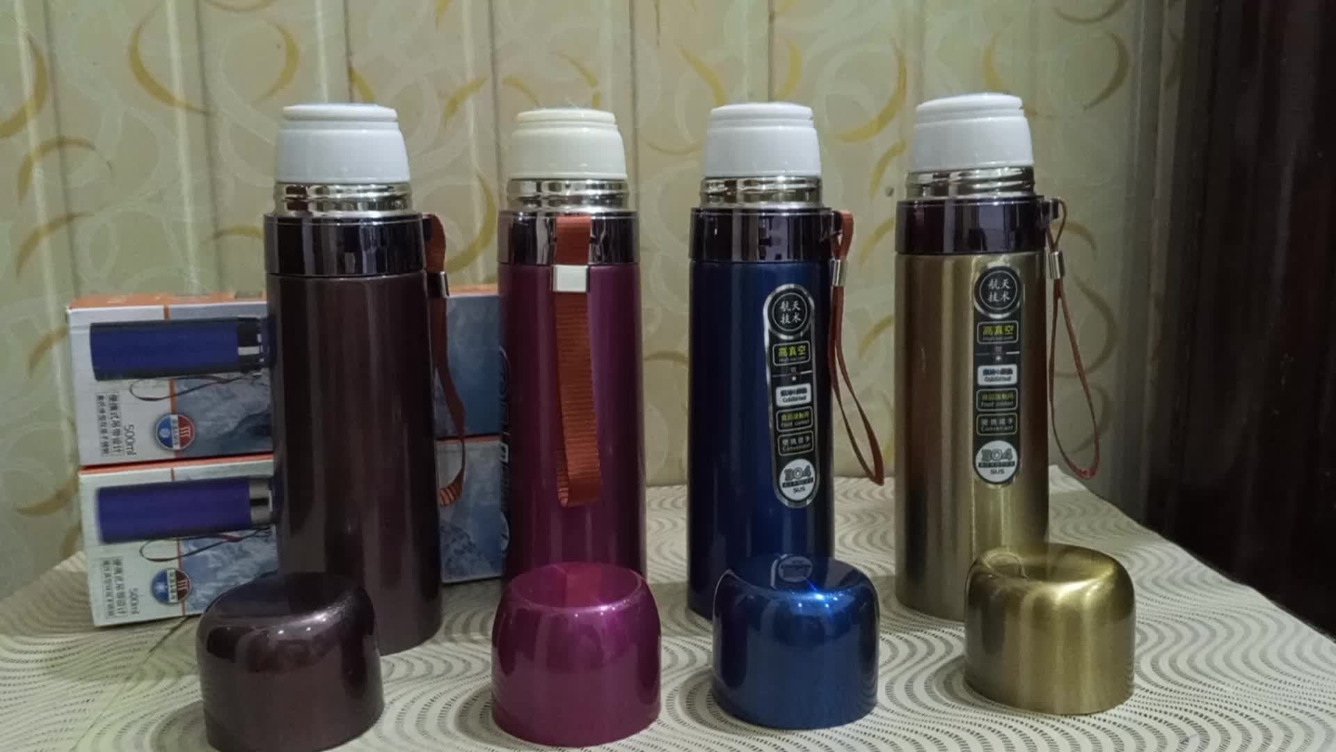 Water Stainless Bottle Hot & Cold for kids Bottle School 500ml imported  Article No 6652 S 345