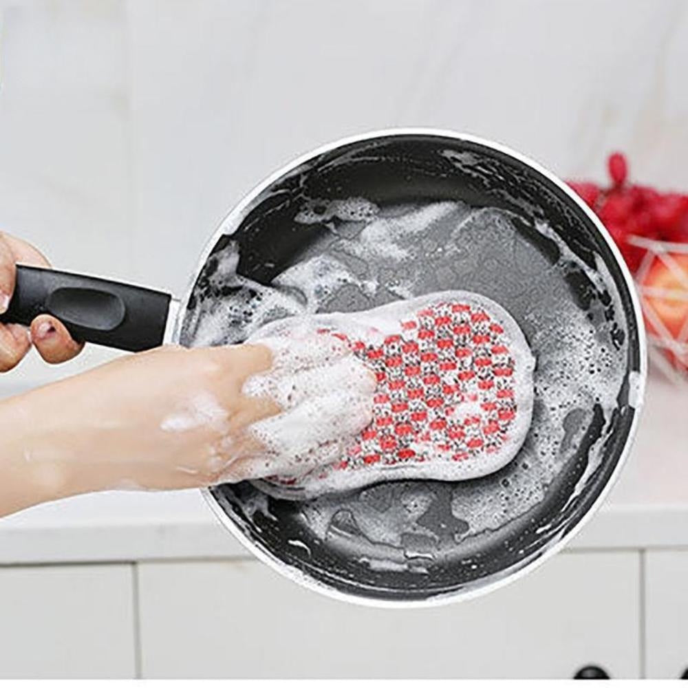 Kitchen tools Dishes Wash pot Non-stick pot Cleaning Gadgets Scrub sponges for Household Article No 5707 S 70