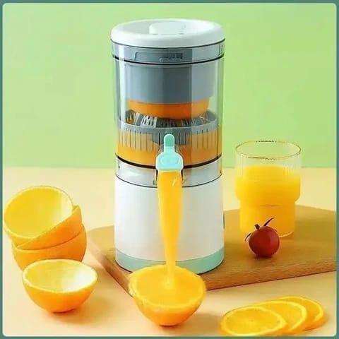 Portable Electric Citrus Juicer Machine 🍊 | Automatic Orange Juicer with Residue SeparationArticle No 6894 S 1245
