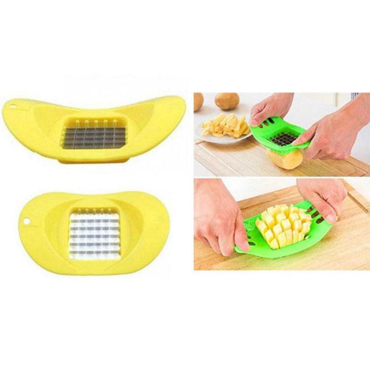 Heavy Duty Plastic Potato Slicer Cutter- Finger Chips Cutter French Fries Cuter Article No 5881 S 95