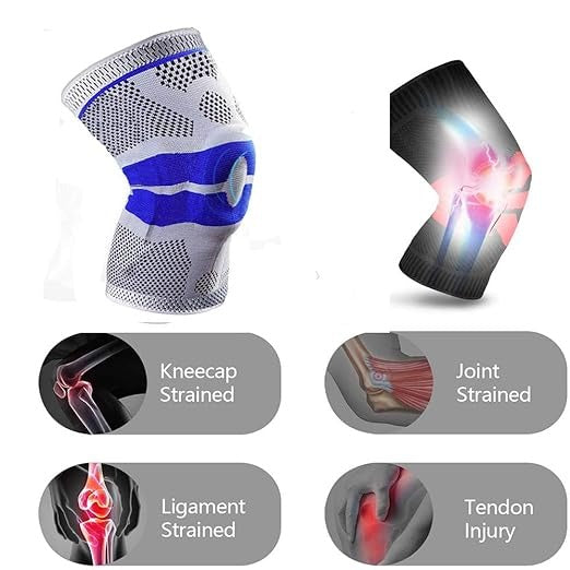 SILICA GEL KNEE SUPPORT BELT Long Belt with inside Gel Article No 7015 S395