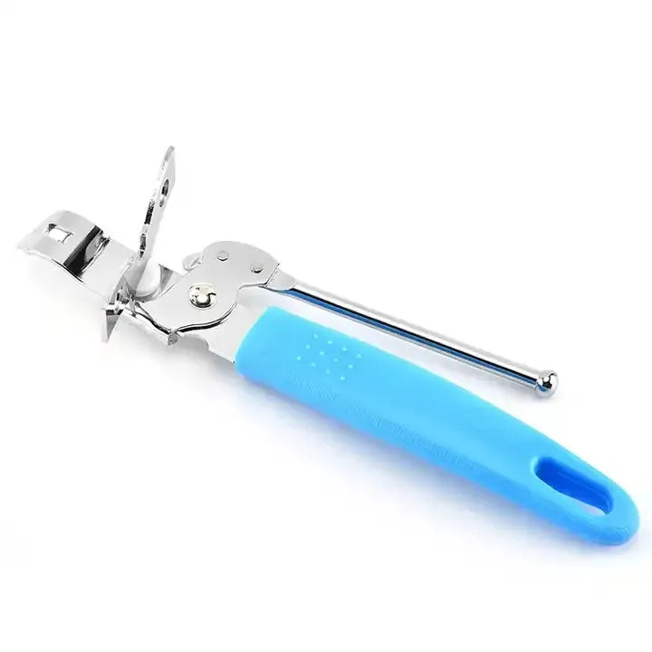 Stainless Steel Heavy Duty Tin Can Opeber Cutter With Rubber Handle for Easy Grip Useful Kitchen Tool Article No 3666 S 125