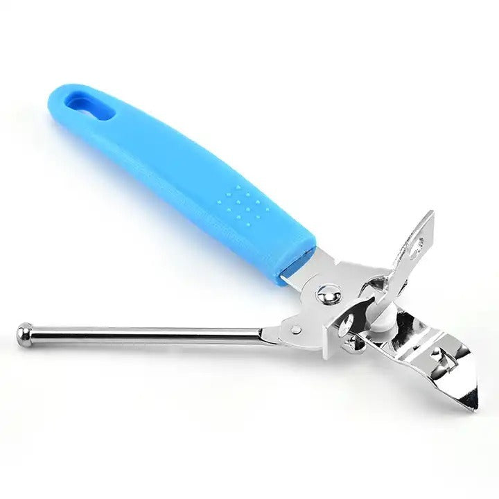 Stainless Steel Heavy Duty Tin Can Opeber Cutter With Rubber Handle for Easy Grip Useful Kitchen Tool Article No 3666 S 125
