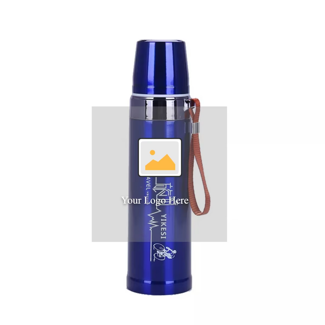 Recycled Portable Outdoor Travel Sport Big Size 2 L Large Capacity Plastic Thermos Vacuum Flask with Sling Article No 6650 S 395