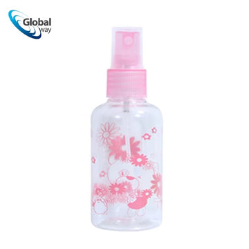 Pink 75ml Petal Charm Spray Bottle - Portable Refillable Cosmetic Container with Floral Design, Perfect for Gifts & Travel Article No 6564 S 40
