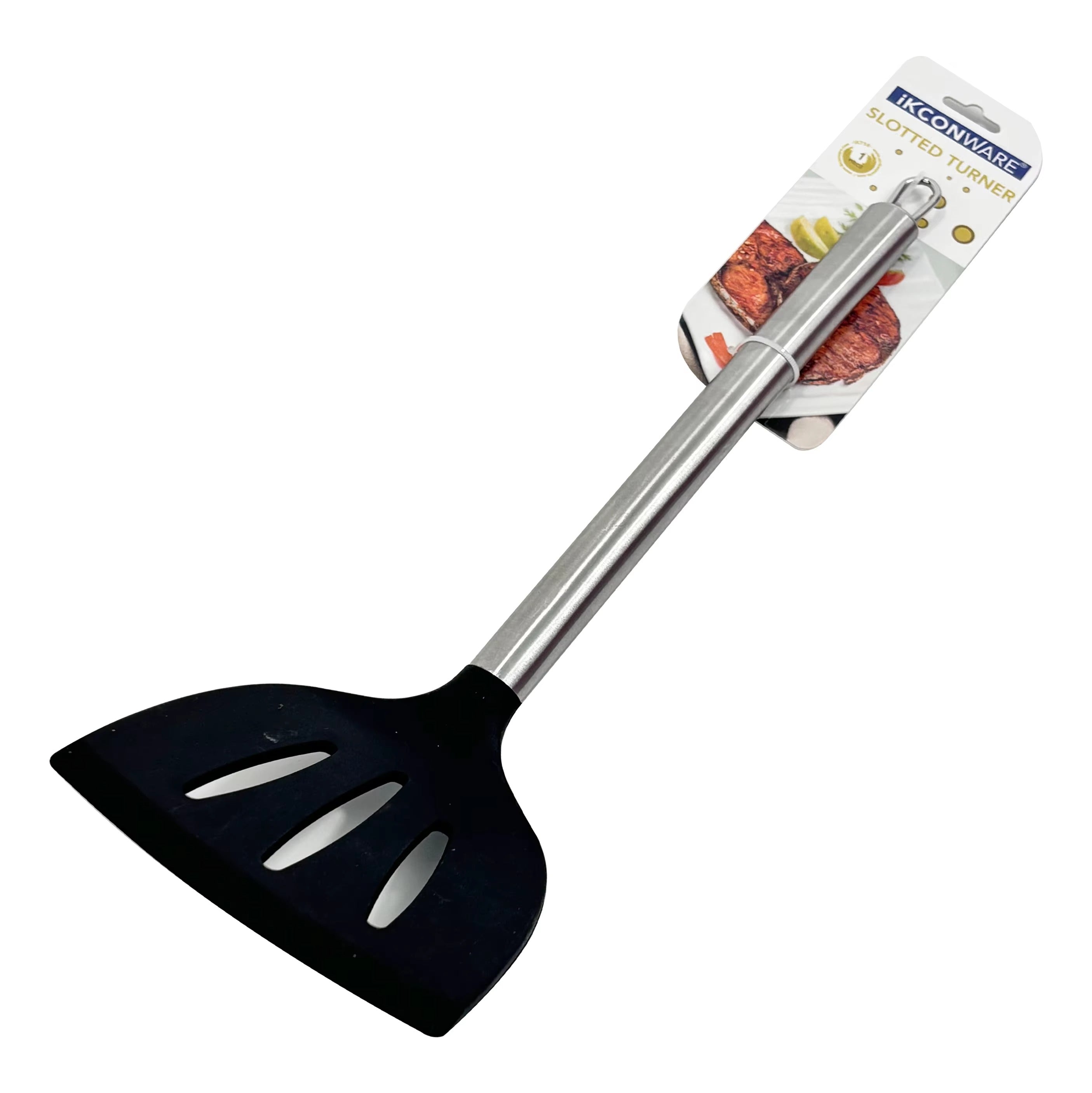 Nylon Head and Steel Handle, Durable & Lightweight for Everyday Cooking Kitchen Slotted Turner Article No 5531 S 115