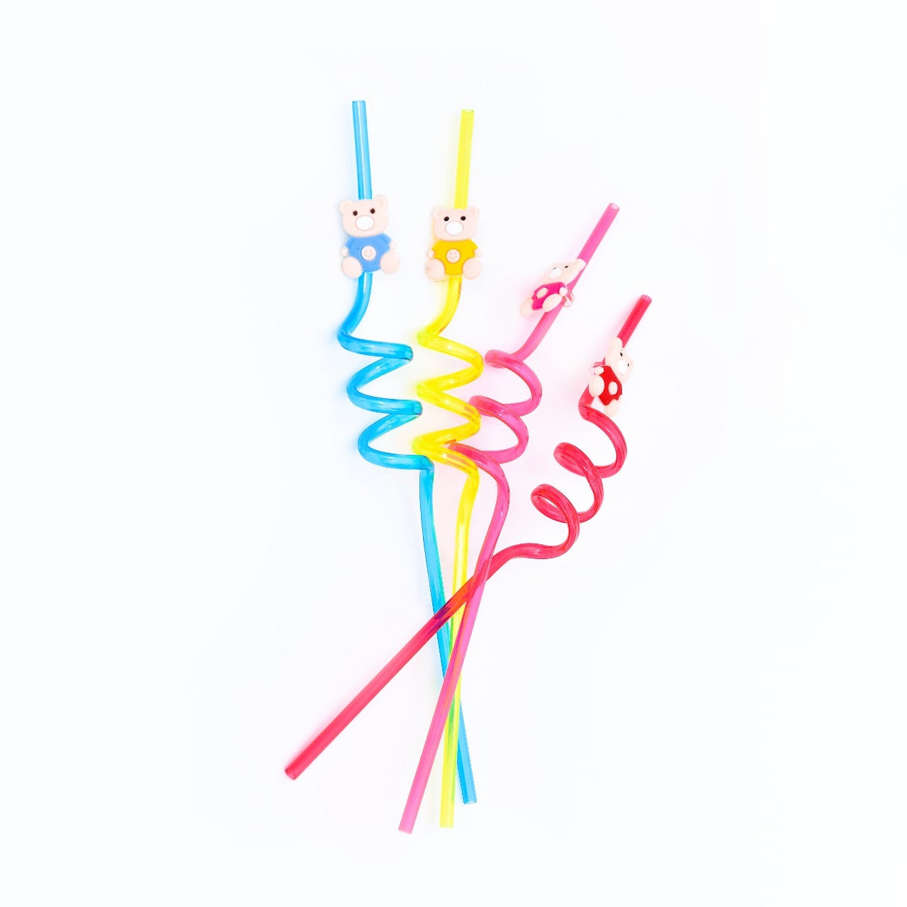 4pcs/pack Fruit Cartoon Straws Party Decoration Straw Beverage Straws Cartoon PVC Plastic Straw Art Straw Soymilk Straw Kitchen Article No 6554 S 65