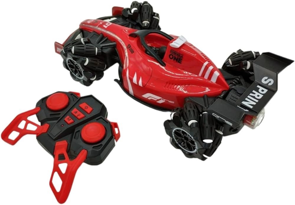 F1 R/C Rechargeable Smoke Emitting 360° Twisting Traverse Off-Road All-Terrain Drift Stunt with Lights & Music, Rechargeable  Article No 3621 S 1695