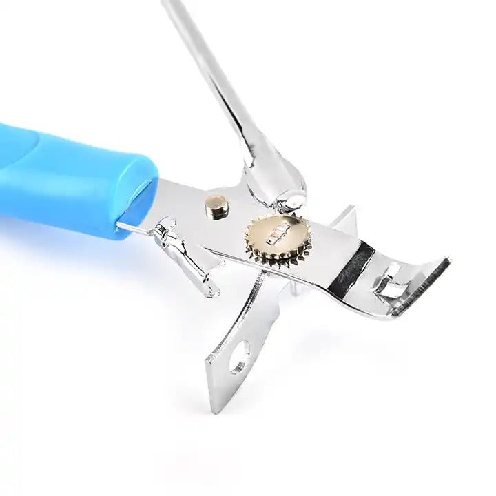 Stainless Steel Heavy Duty Tin Can Opeber Cutter With Rubber Handle for Easy Grip Useful Kitchen Tool Article No 3666 S 125