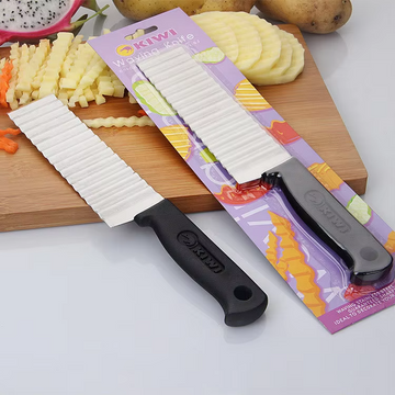 French Style Stainless Steel Manual Wave Knife PP Material Potato Strip Cutter for French Fries in Stock