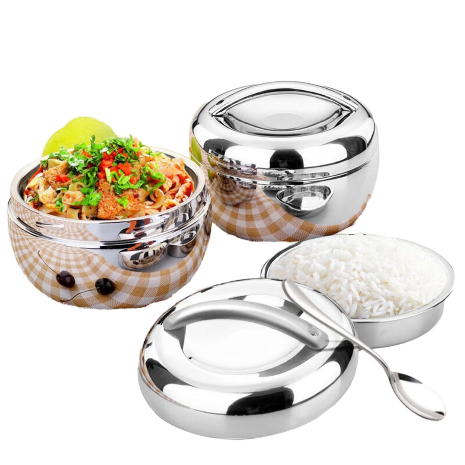 Thermal Tiffin Box Lunch Boxes Article No 3649      S580