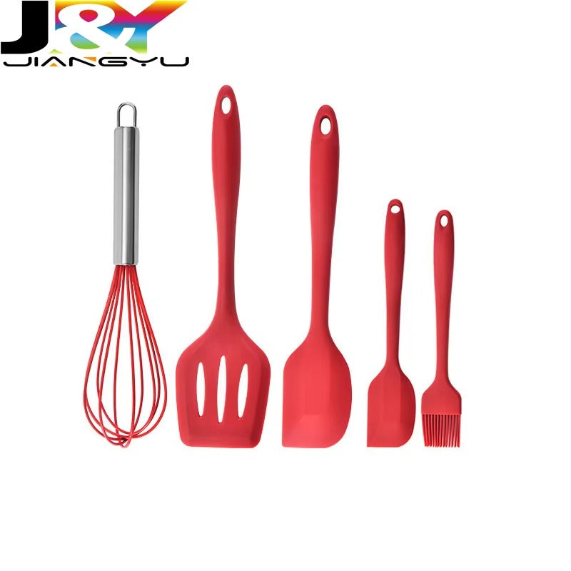 5pcs Cooking Kitchen Utensil Set Silicone Brush Article No 922        S325