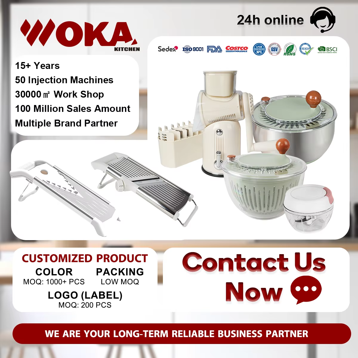 Salad Tool Multifunction Plastic Article No 1716       S395