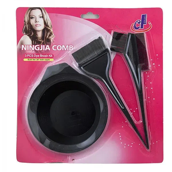 Hair Color Dye Bowl Comb Brushes Tool Kit Set Tint Coloring Article No 5299 S80