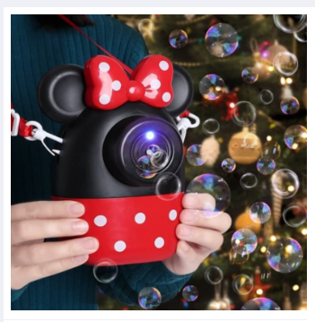 Disney Mickey Mouse Minnie Automatic Bubble Blowing Machine Lighting Music Kids Toy Article No 5569 S29
