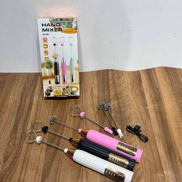 Mini Rechargeable Electric Hand Held Egg Beater USB Charging Milk Frother Article No 4861         S485