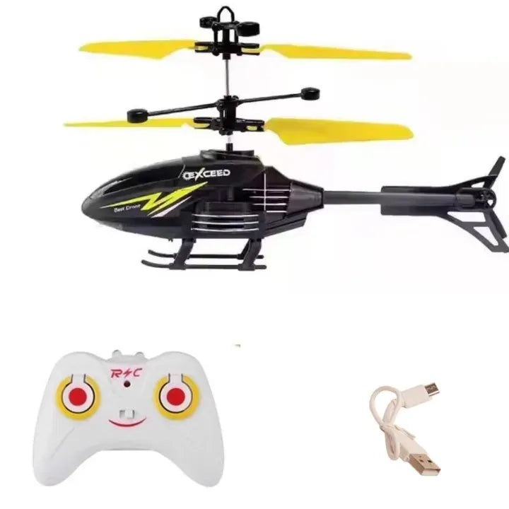 Flying Helicopter,Remote Control Helicopter for 6 + Years Boys Indoor and Outdoor Helicopter, Palm Sensing Helicopter