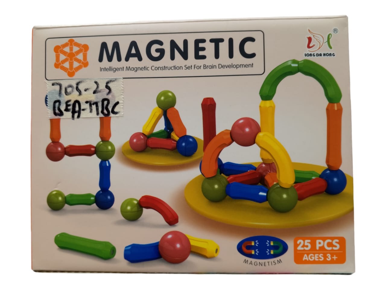Intelligent Magnetic Rod Puzzle For Kids 25 pieces Article No 345