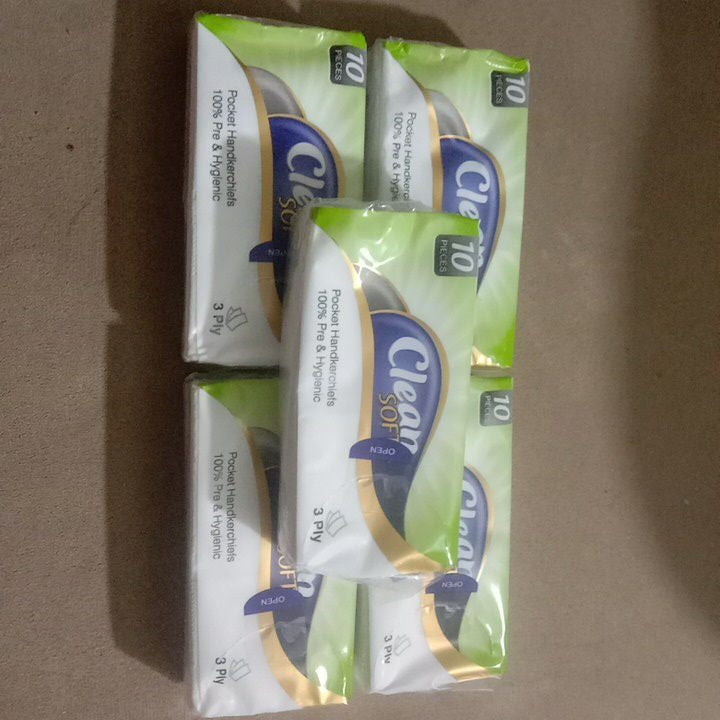 clean soft mini tisssue packet,mini tissue pack of(5),tissue mini packet pack of (5) Article No 8