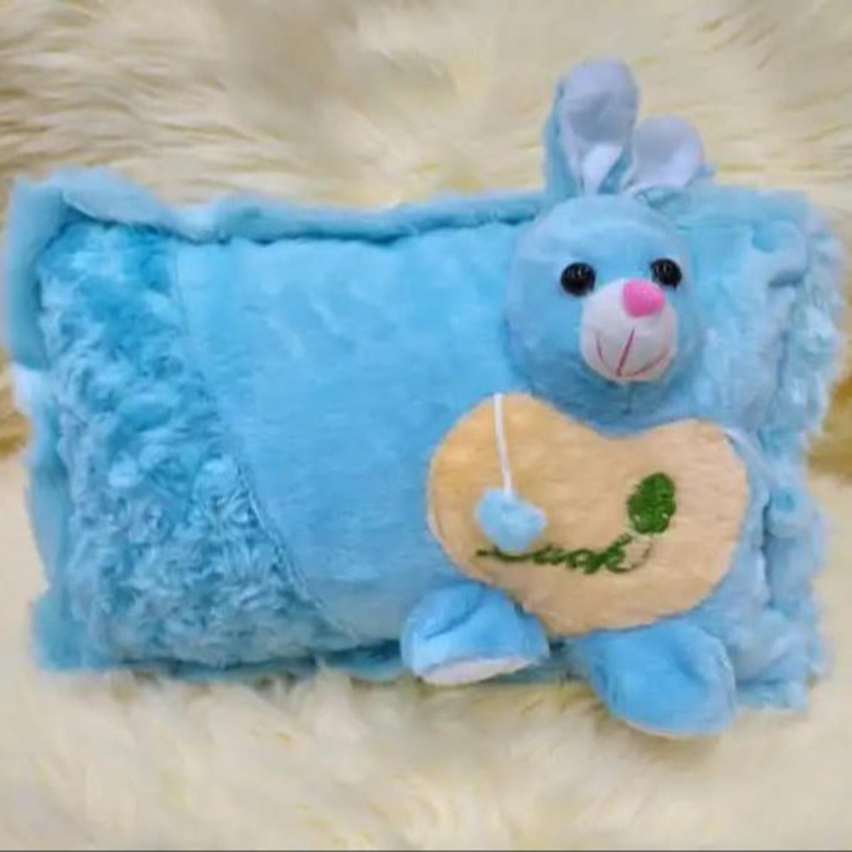 Plush Fluffy Throw Pillow Case Cushion Filled, Soft Plush Faux for Home Décor Sofa or Car 15x15 Inch