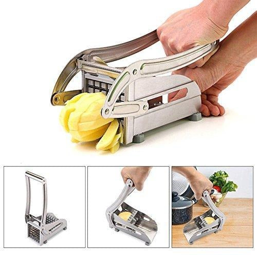 Stainless Steel French Fries Slicer Cutter Maker potato Chopper Article No 2474      S645