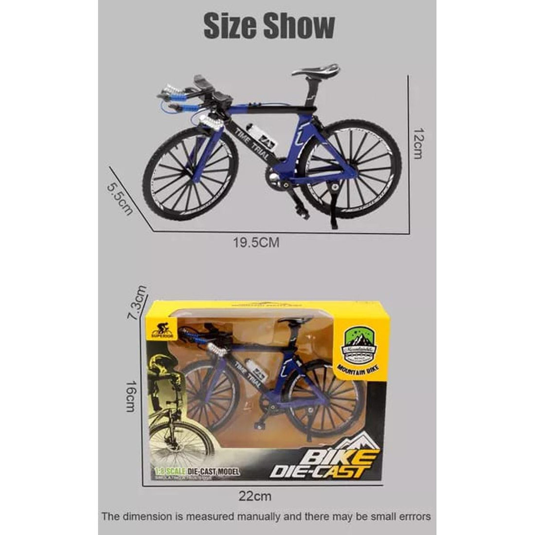 Simulation Diecast Mountain Sport Bicycle Model 1:8 Scale
