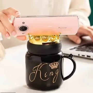 offee Mug Milk Cup with Handle Lid Article No 1097       325