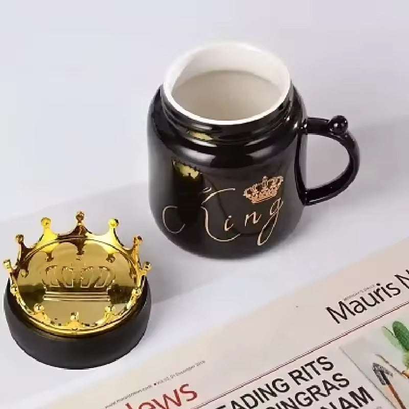 offee Mug Milk Cup with Handle Lid Article No 1097       325