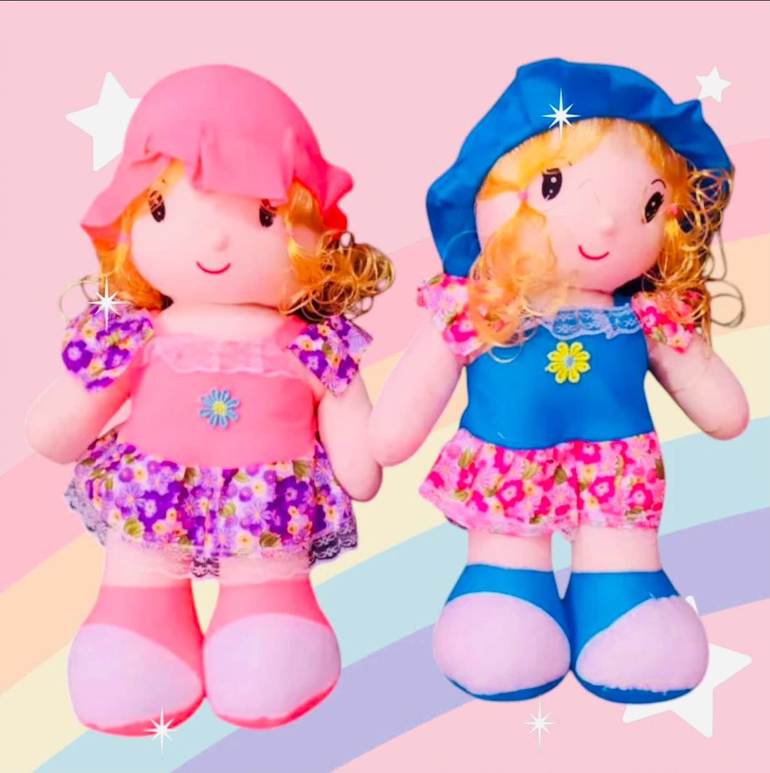 Stuffed Doll for Girls 15 Inches - Excellent Stuff Toy for Girls