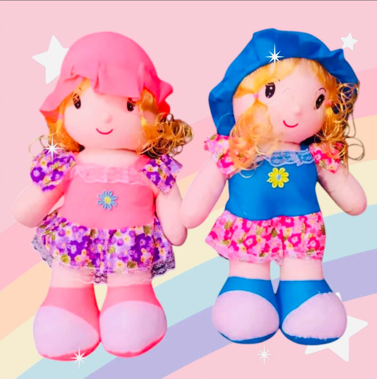 Stuffed Doll for Girls 15 Inches - Excellent Stuff Toy for Girls
