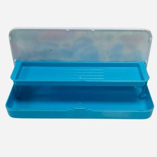 Pencil Box Frozen Character For Girls For School Use With Double Decker Tray Inside