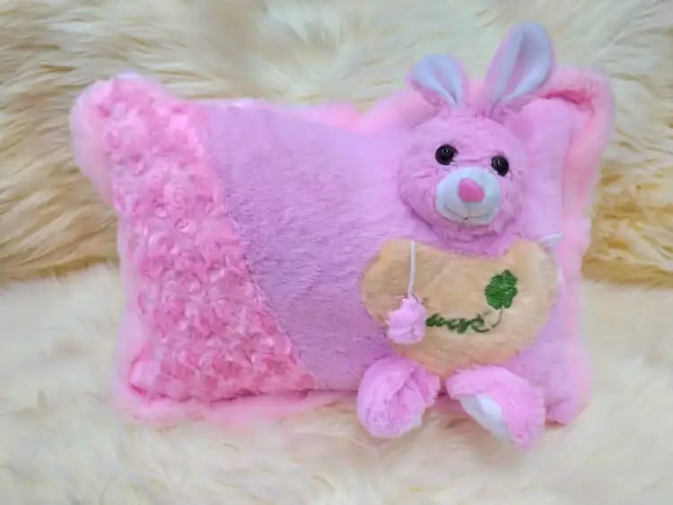 Plush Fluffy Throw Pillow Case Cushion Filled, Soft Plush Faux for Home Décor Sofa or Car 15x15 Inch