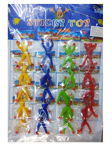 Chipko Set of 20-Sticky Wall Climbing Spider Stivky chipko Toys Toy for Kids Boys and Girls Article No 97