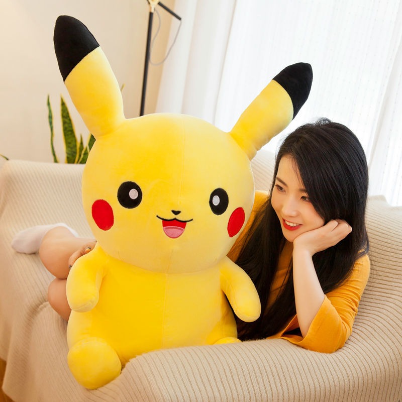 PREATY 25cm Pokemon Pikachu Plush Toys Kawaii Japan Anime Elf Plush Doll Soft Stuffed Cartoon Pikachu Doll Birthday Gift For Kids Girls