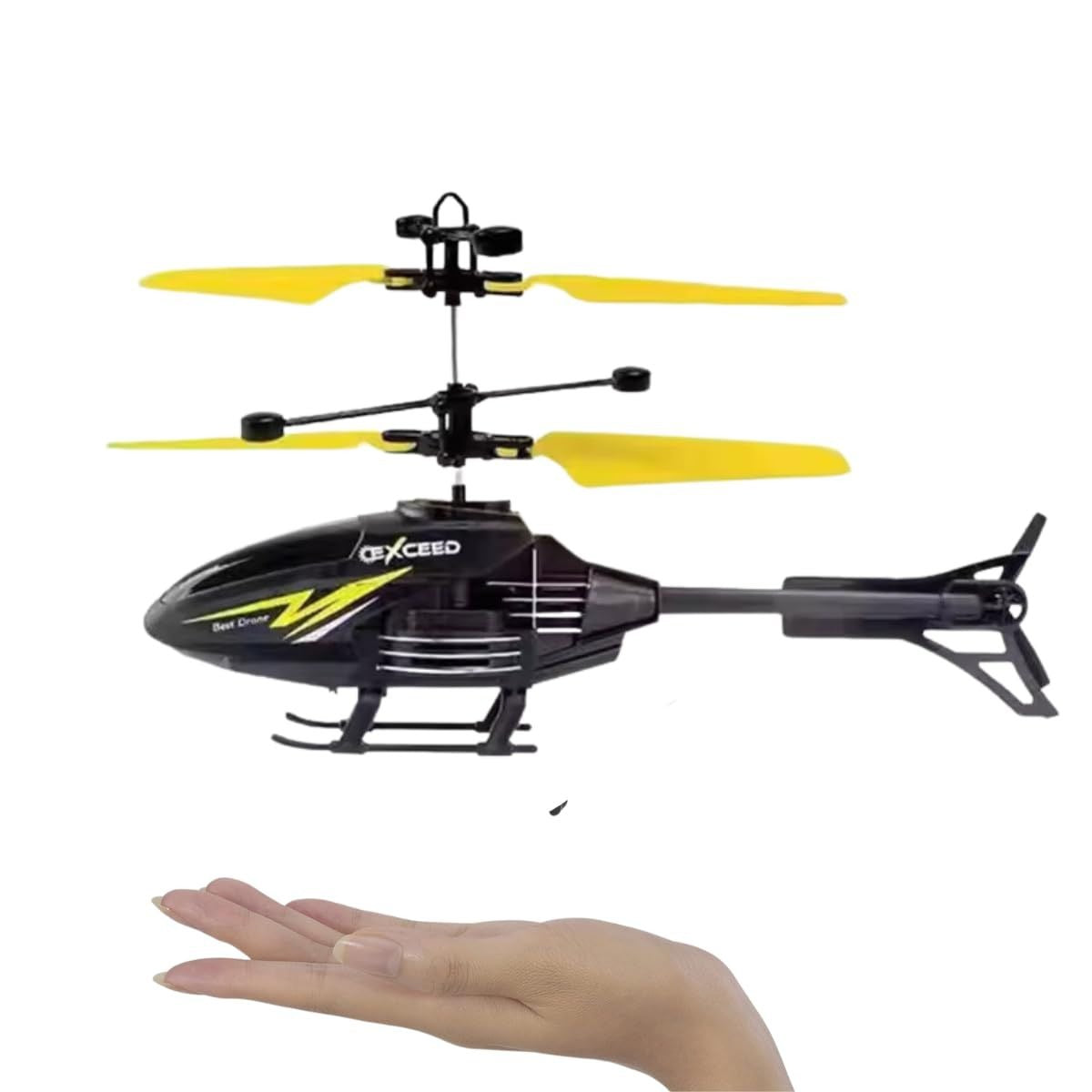 Flying Helicopter,Remote Control Helicopter for 6 + Years Boys Indoor and Outdoor Helicopter, Palm Sensing Helicopter
