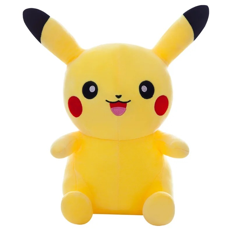 PREATY 25cm Pokemon Pikachu Plush Toys Kawaii Japan Anime Elf Plush Doll Soft Stuffed Cartoon Pikachu Doll Birthday Gift For Kids Girls