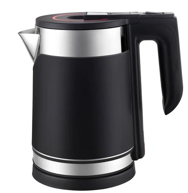 Electric Kettle in New Style in Black Double Body stainless steel 2.2 L Article No. 700