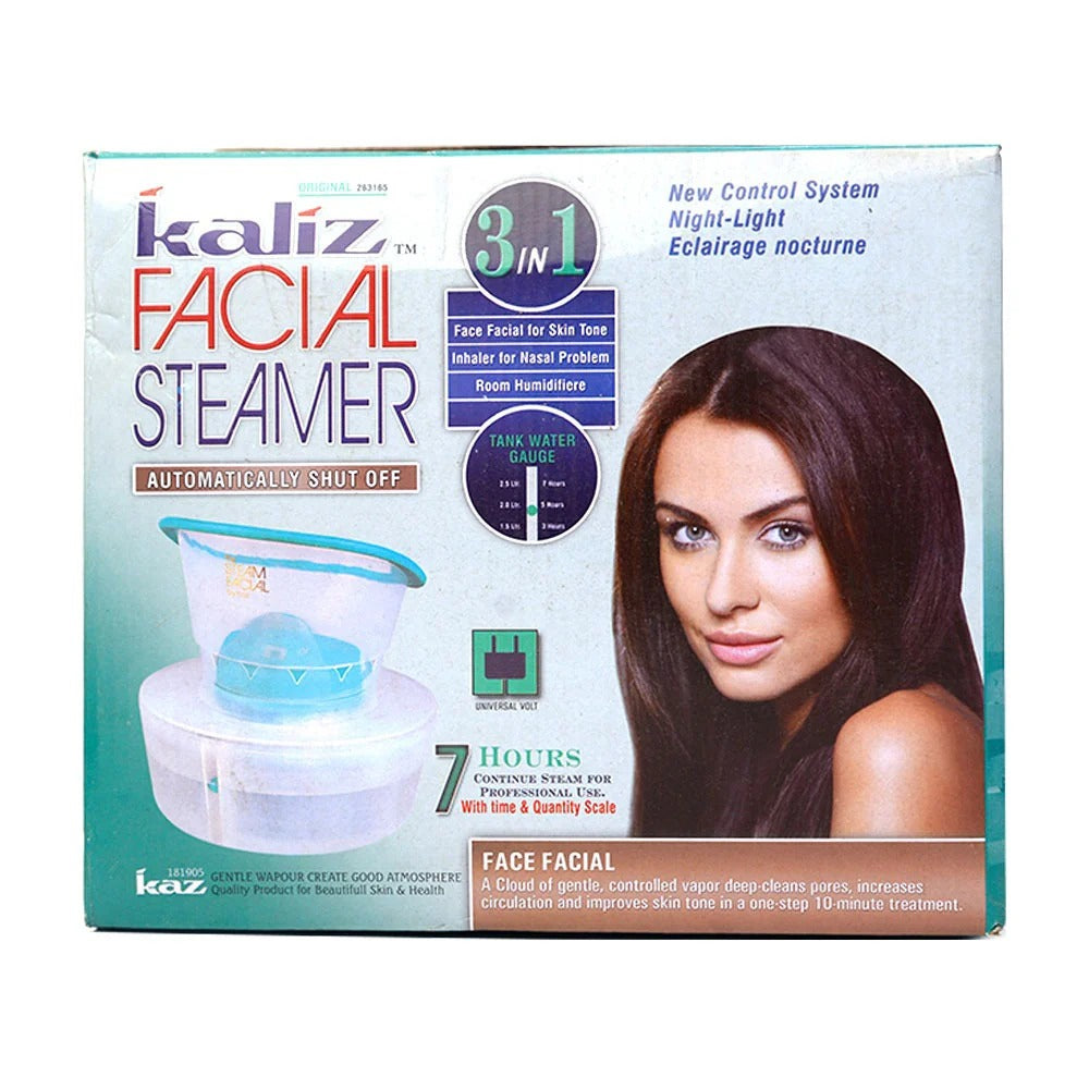 KALIZ 3 IN 1 Original Facial Steamer | Facial Steamer, Inhaler and Room Humidifier Included Article No 775      S695