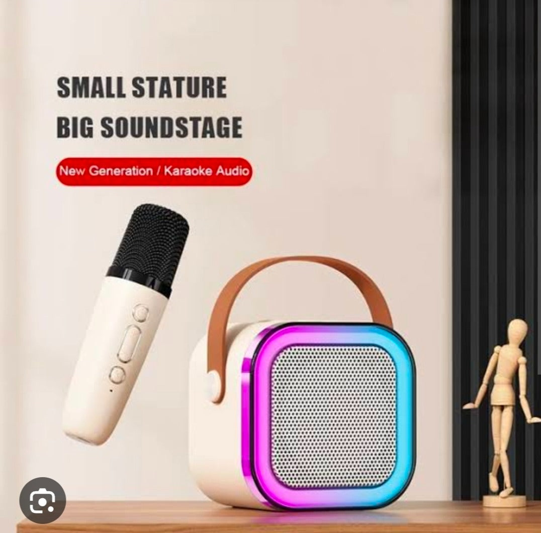 AMPLIFIER Portable Rechargeable Bluetooth Wireless Speaker with Touch Color Control Dimming LED Light & Table Lamp Light