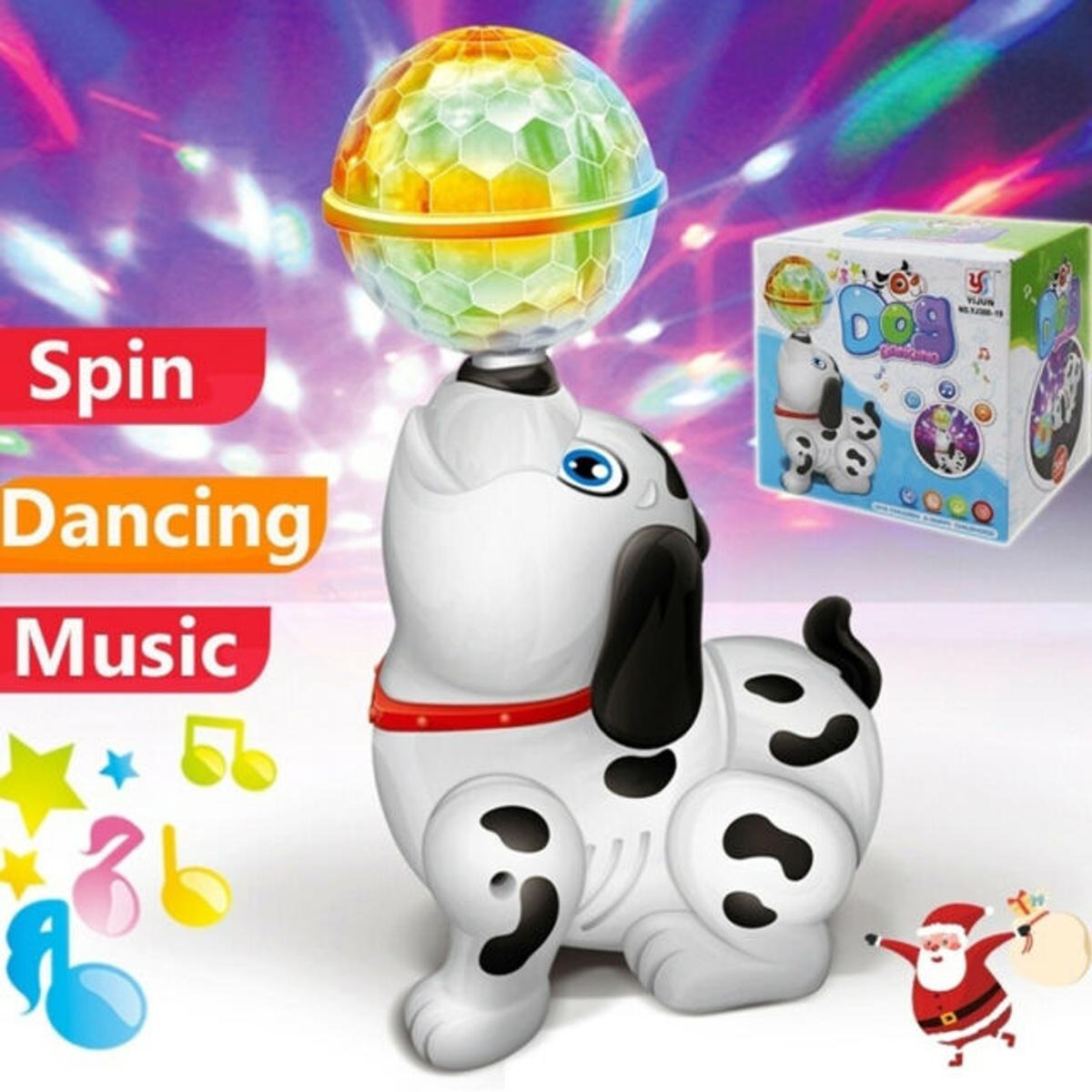 Toyshine Dancing Dog with Music Flashing Lights Article No 345