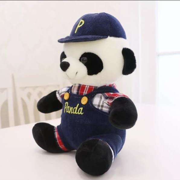 Cute Panda Stuffed Soft Toy With Cap and dress Size (60cm)