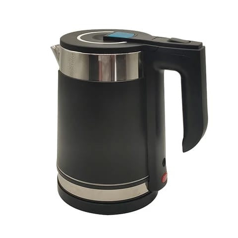Electric Kettle in New Style in Black Double Body stainless steel 2.2 L Article No. 700