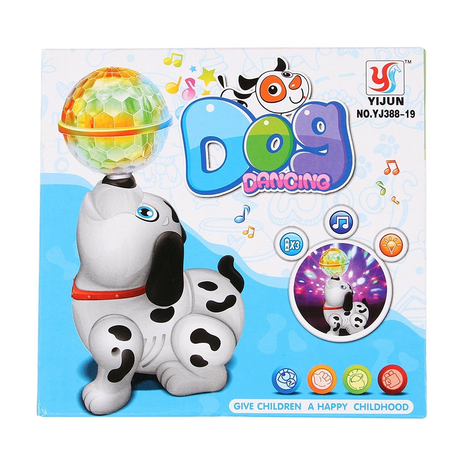 Toyshine Dancing Dog with Music Flashing Lights Article No 345