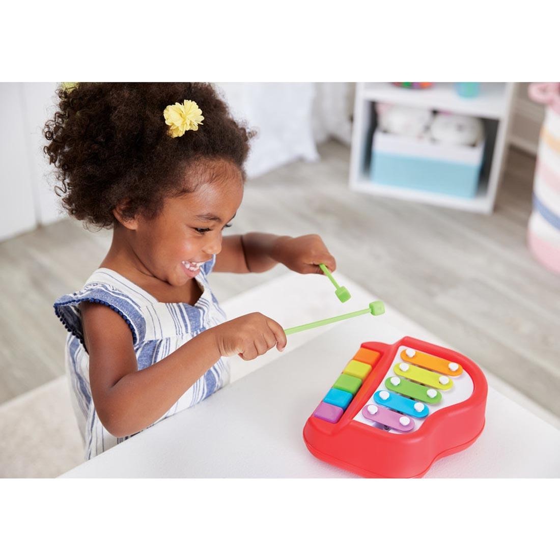 2 in1 Baby Piano Xylophone Toy for Toddlers Multicolored Key Keyboard Xylophone Piano Musical Piano Toy for Baby Kids Girls Boys Article No 395