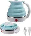 Travel Electric Kettle 600ml Foldable Silicone Electric Kettle Portable Friendly Travel Eclectic Kettle Article No.745
